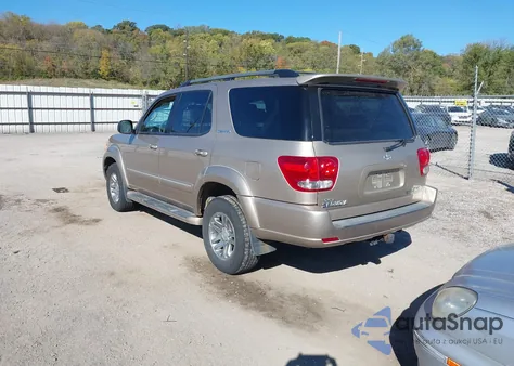 2006 Toyota Sequoia Limited V8 из США, поврежденный, VIN 5TDBT48A76S268120